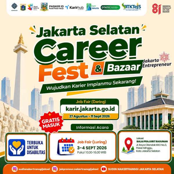 Jakarta Selatan Career Fest & Bazaar Gelombang II