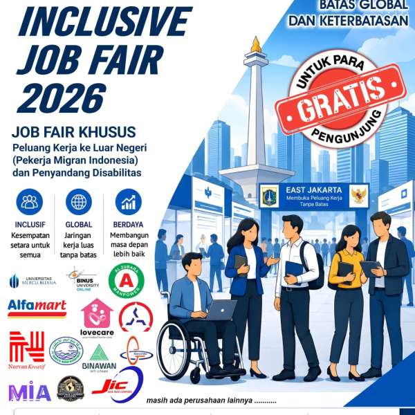 JAKARTA TIMUR INCLUSIVE JOB FAIR 2026