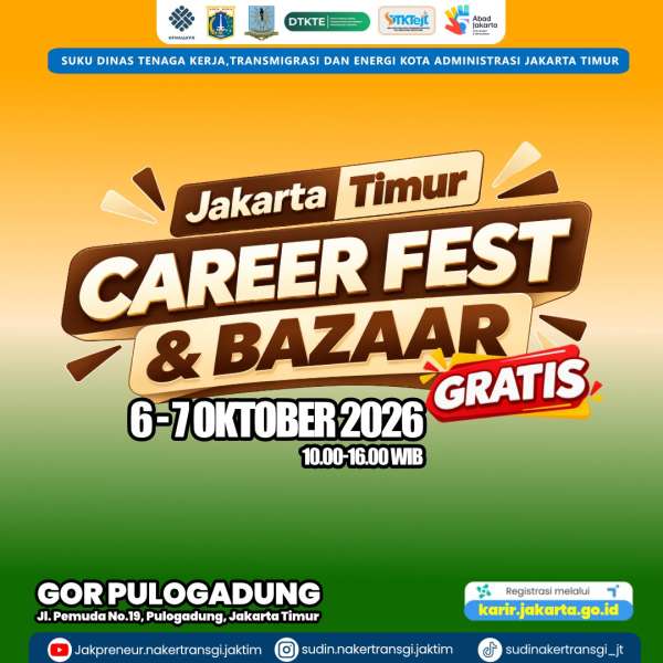 Jakarta Timur Career Fest & Bazaar Gelombang II